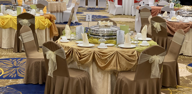 Gallery-Elegant seating and dining arrangements will be prepared based on every event’s theme and requirements.
